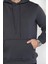 Erkek Kapüşonlu Şardonlu Baskılı Sweatshirt 4