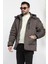 Erkek Astarlı Kapüşonlu Fermuarlı Çıtçıtlı Mont 1