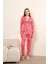 Love Baskı Desenli Uzun Pijama Tulumu 3