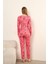 Love Baskı Desenli Uzun Pijama Tulumu 5