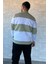 Bisiklet Yaka Üç Iplik Şardonlu Renk Garnili Erkek Sweatshirt 3