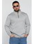 Yarım Fermuarlı Üç Iplik Şardonlu Erkek Sweatshirt 1