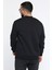 Üç Iplik Şardonlu Bisiklet Yaka Erkek Sweatshirt 3