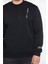 Üç Iplik Şardonlu Bisiklet Yaka Erkek Sweatshirt 4