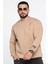 Üç Iplik Şardonlu Bisiklet Yaka Erkek Sweatshirt 1