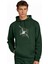 Albatros Tasarım Kapüşonlu Sweatshirt, Hoodie, Erkek Sweatshirt, Kadın Sweatshirt, Yeşil Sweatshirt 2