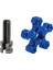 Mavi 8mm Tarzı * 1.25 Evrensel Motosiklet C Alüminyum Debriyaj Kablosu Tel Ayarlayıcı Kawasaki AR125LC EN500 Er6-F Er6-N GPX250 GPX600 (Yurt Dışından) 1