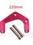 Kırmızı 220MM Cıvata Stili 82MM Adaptör Fren Kaliper Motosiklet Radyal Montaj Kaliper Braketi Tutucu Yamaha Scooter Rsz Jog Force Rpm Adelin ADL01 (Yurt Dışından) 1