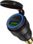 Siyah Mavi Tarzı Alüminyum Type-C Pd Güç Dağıtımı USB Şarj Cihazı 30W Qc 3.0 Hızlı Şarj Cihazı Hella Dın Soketi Için Su Geçirmez Bmw Ducati Triumph (Yurt Dışından) 1