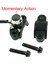 1 Takım Stili 22C Motorcycle Switch Handlebar Mount Horn Headlight Strobe Momentary Switch Button Aluminum Alloy Interruptor (Yurt Dışından) 2