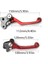 Kırmızı CRF250R 2004-06 Stili Mat Renk Honda CRF250R CRF450R Crf R Katlanabilir Fren Debriyaj Kolu Kir Arazi Bisikleti Fren Debriyaj Kolları Sapları (Yurt Dışından) 2