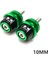 10MM Yeşil Stil 2022 Yenı Motosiklet Salınım Kolu Makara Kaydırıcı Standı Vidalar Kawasaki Z650 Z800 Z900 Z1000 Z1000SX Nınja 650 ZX6R ZX10R (Yurt Dışından) 1