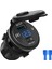 Kırmızı Stil Qc3.0 USB Araç Şarj Soketi LED Dijital Ekran Voltmetre USB Şarj Soketi Araba Motosiklet Atv Için On-Off Anahtarlı (Yurt Dışından) 3