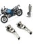 Mavi Stil Motosiklet Otoyolu Ön Ayak Mandalları Bmw Rgs Lc R R Gs Için Katlanır Footrests Kelepçeleri Adv Macera (Yurt Dışından) 4