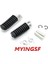 Ayak Kauçuk Tarzı Kawasakı ER6N Nınja 650R Zsx Versys Z Z750S Z900RS Motosiklet Binici Ön Ayak Pegs Footrest Adaptörleri (Yurt Dışından) 4