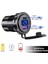 Voltmetre-Yeşil-Çizgi Stili 48W Motosiklet USB Şarj Cihazı Pd+Qc 3.0 Anahtarlı LED Voltmetre USB Araç Şarj Cihazı Evrensel Kamyon Suv Rv Atv Tekne Soketi (Yurt Dışından) 4