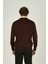Erkek Polo Yaka Düğmeli Yün Kazak 6091023 K.bordo 4