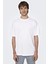 Only&sons 22022532 0 Yaka Erkek Tshirt - Beyaz 1