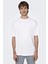 Only&sons 22022532 0 Yaka Erkek Tshirt - Beyaz 1