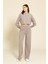 Crop Cepli Kahve Pantolon Takım 5