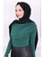 Yeşil Balıkçı Yaka Drapeli Sandy Bluz 4