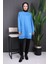 Indigo Bisiklet Yaka Yan Yırtmaçlı Sweat 2