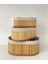 3 Lü Pinterest Stil Bambu Çok Amaçlı Düzenleyici Sepet 10