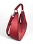 Hakiki Deri Şık Fonksiyonel Askılı ve Askısız Fermuarlı Kırmızı Omuz Çantası / Kol Çantası 3