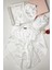 Faryanight 8 Parça Ipek Saten Gecelik Sabahlık Büstiyer Pijama Şort Çeyiz Seti 2