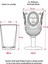 Akrilik Şeffaf 6'lı Kadeh & Su Meşrubat Kahve Yanı Bardağı 450 ml ( Cam Değildir ) 4