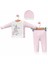 Kendinden Eldivenli Bebek Pijama Takımı Yenidoğan 3’lü Pijama Takımı Seti Yenidoğan Bebek Pijama Takımı % 100 Pamuk Bebek Pijama Takımları 1