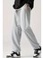 Bol Kalıp Içi Pamuklu Siyah / Gri Eşofman Altı Style Jogger Time Unisex Kadın / Erkek 2