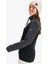 Sayna Half Zipped Kadın Siyah Polar ÜST.41147 2