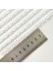 108 Adet 1 cm Cırt Bant Yuvarlak Para Para, Arkası Yapışkanlı (Beyaz) 2
