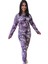 Kalp Desenli Kadın Polar Peluş Pijama Takımı (Mor) 1