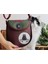 Karamık Figürlü Çapraz Örgülü Kol Çantası Etnik Bohem Style - Bordo 2