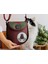 Karamık Figürlü Çapraz Örgülü Kol Çantası Etnik Bohem Style - Bordo 5