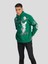 Erkek Kapüşonlu Strong Heykel Baskılı Sweatshirt - Yeşil 1