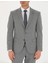 Erkek Gri Ex. Slim Fit Çizgili Takım Elbise 50273543-VR024 6