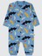 Civil Baby Erkek Bebek Patiksiz Tulum 6-18 Ay Açık Indigo 1