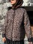 Çift Yönlü Oversize Kapitone Leopar Ceket Leopar 3