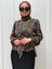 Leoparlı Pliseli Etek Takım Leopar 2