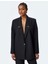 Aksesuar Detaylı Kruvaze Oversize Blazer Ceket 3