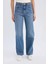 90's Wide Leg Yüksek Bel Geniş Paça Uzun Jean Kar Yıkamalı Pantolon D7952AX25SP 1