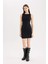Bodycon Vücudu Saran Bisiklet Yaka Bengalin Kolsuz Mini Elbise E3975AX25SP 2
