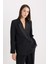 Regular Fit Ceket Yaka Krep Blazer Ceket D9554AX24AU 4