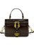 Niş Moda Zarif El Taşıma Kutusu Çanta Retro Yüz Eşleşen Omuz Kıdemli Crossbody Küçük Kare Çanta (Yurt Dışından) 1
