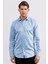 Modern Slim Fit Düz Saten Erkek Gömlek 1
