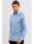 Modern Slim Fit Düz Saten Erkek Gömlek 2
