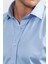 Modern Slim Fit Düz Saten Erkek Gömlek 3